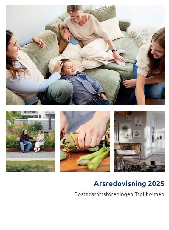 Bild på Årsredovisningen i brf Trollholmen 2025